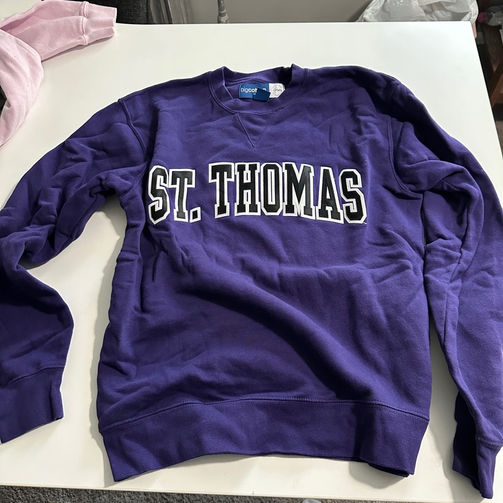St. Thomas Men's Crewneck Sweater - Bold Purple
